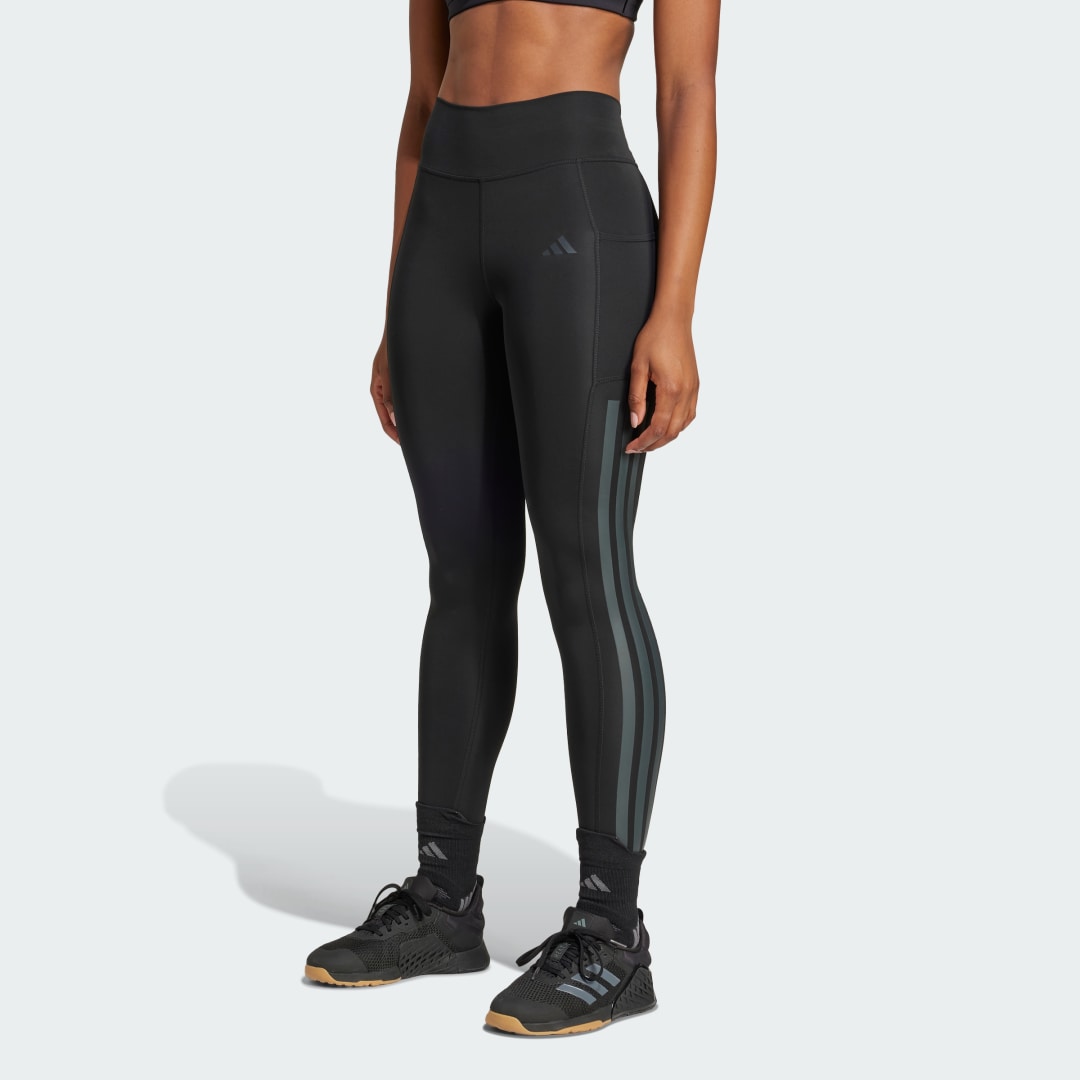 Клинове adidas Performance Full-Length Training Leggings With Pockets Черно | JI8762, 0