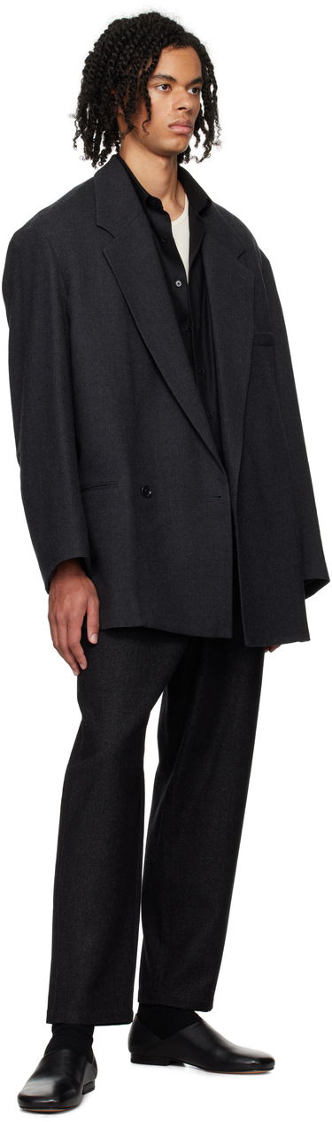 Панталони LEMAIRE Carrot Fit Wool Trousers Черно | PA1129 LF1319, 3