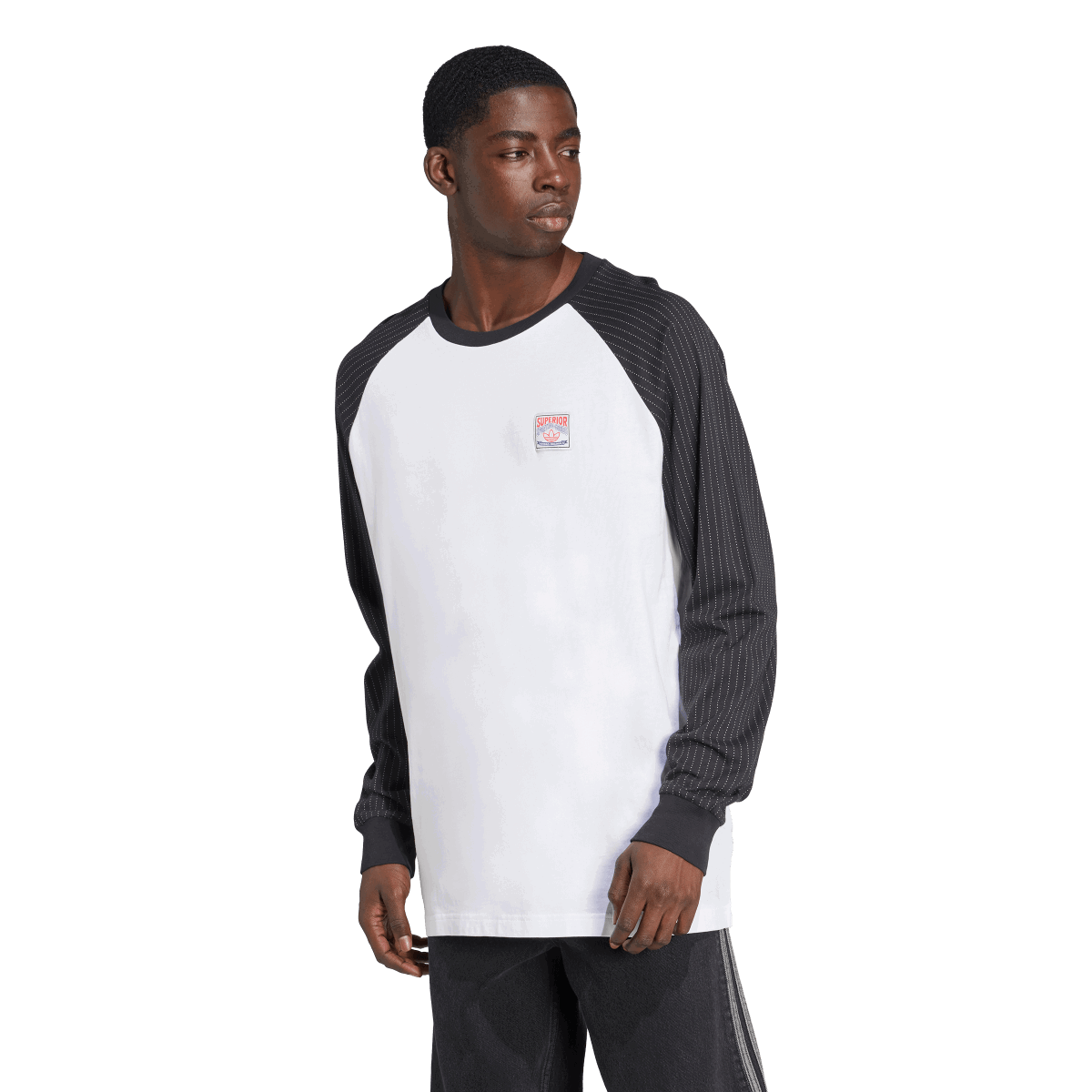 Тениска adidas Originals Adidas Graphic Long Sleeve T-Shirt Бяло | JW0164, 0