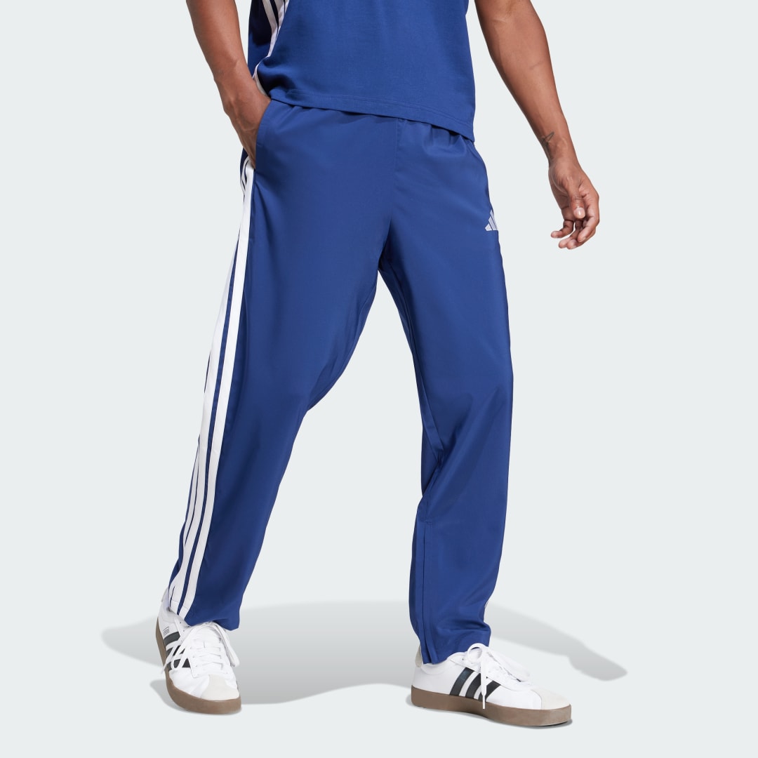 Спортни панталони adidas Performance Open Hem 3-Stripes Track Pants Синьо | JE6400, 1