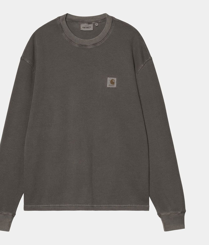 Тениска Carhartt WIP Long Sleeve Vista Waffle T-Shirt Сиво | I035304_5