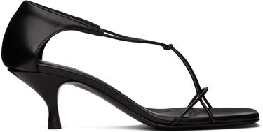 Грижа за обувките TOTEME TOTEME 'The Leather Knot' Heeled Sandals Черно | 242-WAS2057-LE0014, 0