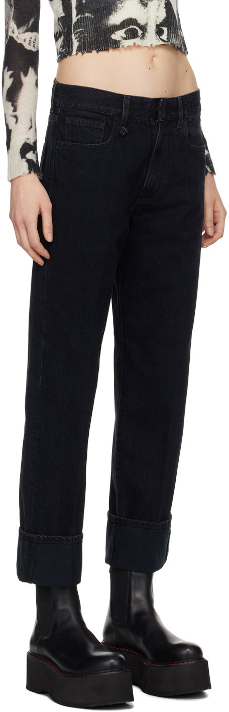 Дънки R13 R13 Romeo Cuff Jeans Черно | R13WD113-D184A, 1