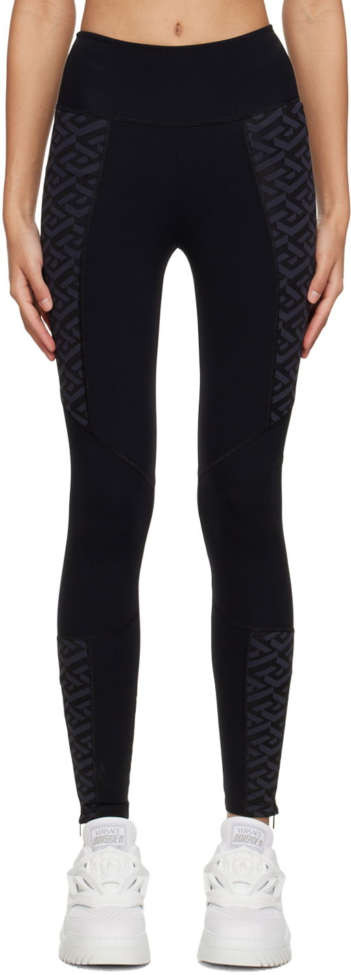 Клинове Versace 'La Greca' Leggings Черно | 1008683_1A06231_1B000, 0