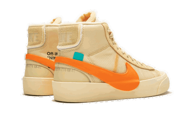 Кецове и обувки Nike Off-White x Blazer Mid "All Hallows Eve" Бежово | AA3832-700, 3