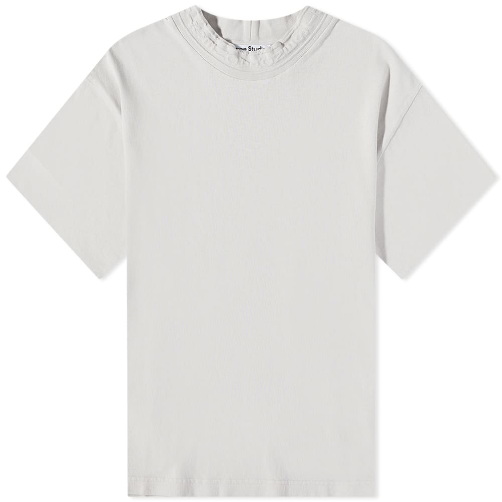 Тениска Acne Studios Elco Chain Rib Tee Cold Сиво | BL0328-AEH, 0