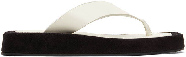 The Row Ginza Platform Thong Sandals