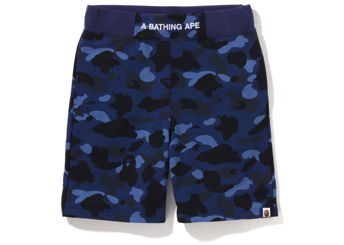 Къси панталони BAPE Color Camo Sweat Shorts Тъмно синьо | 1I80-153-001, 0