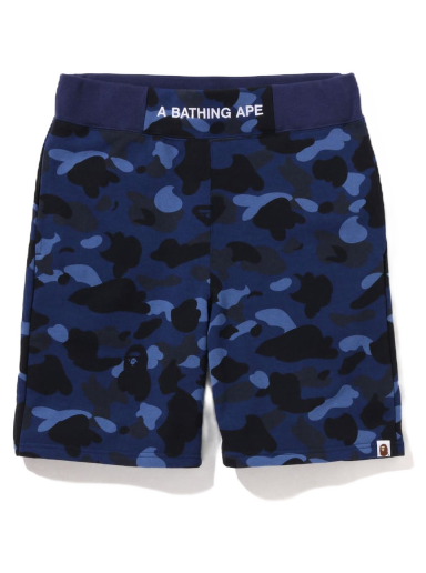 Къси панталони BAPE Color Camo Sweat Shorts Тъмно синьо | 1I80-153-001