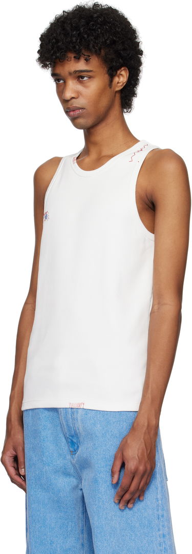 Потник Marni Marni Fitted Tank Top Бяло | HUMU0326S0 UTC458, 3