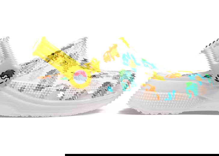 Кецове и обувки Crocs Pokémon Pikachu Classic Clog Бяло | 207765-94S, 0