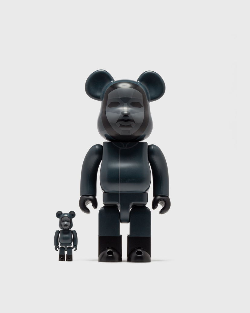 Колекционерско Medicom Toy SQUID GAME FRONT MAN 100% & 400% BE@RBRICK Set Черно | MED1108