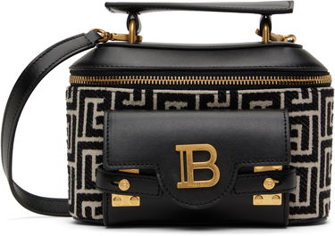 Дамска чанта Balmain Balmain B-Buzz Monogram Vanity Bag Черно | EN1BH952TJGH, 0