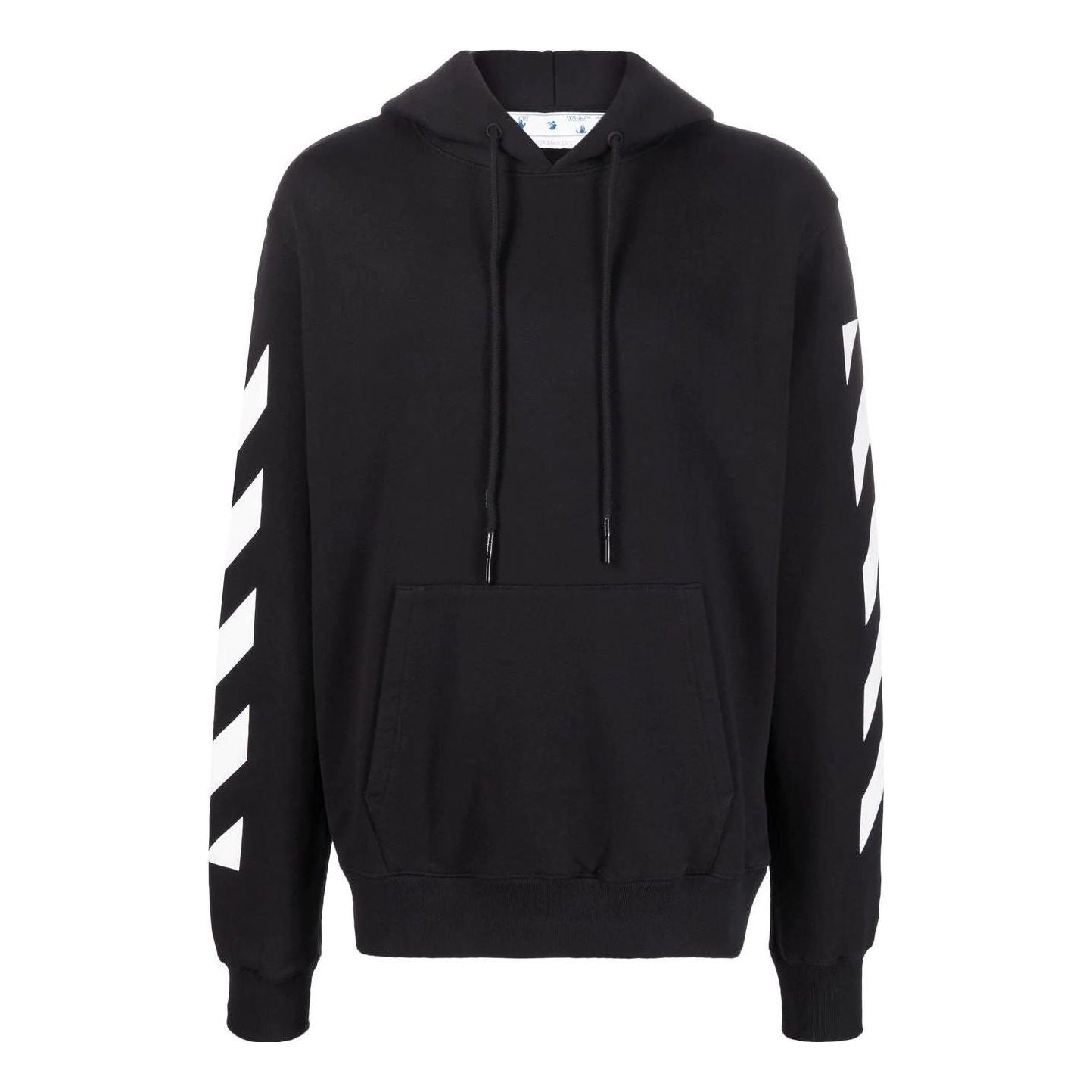 Суитчър Off-White Loose Fit Hoodie With Arrow Pattern Черно | OMBB097C99FLE0121001, 0