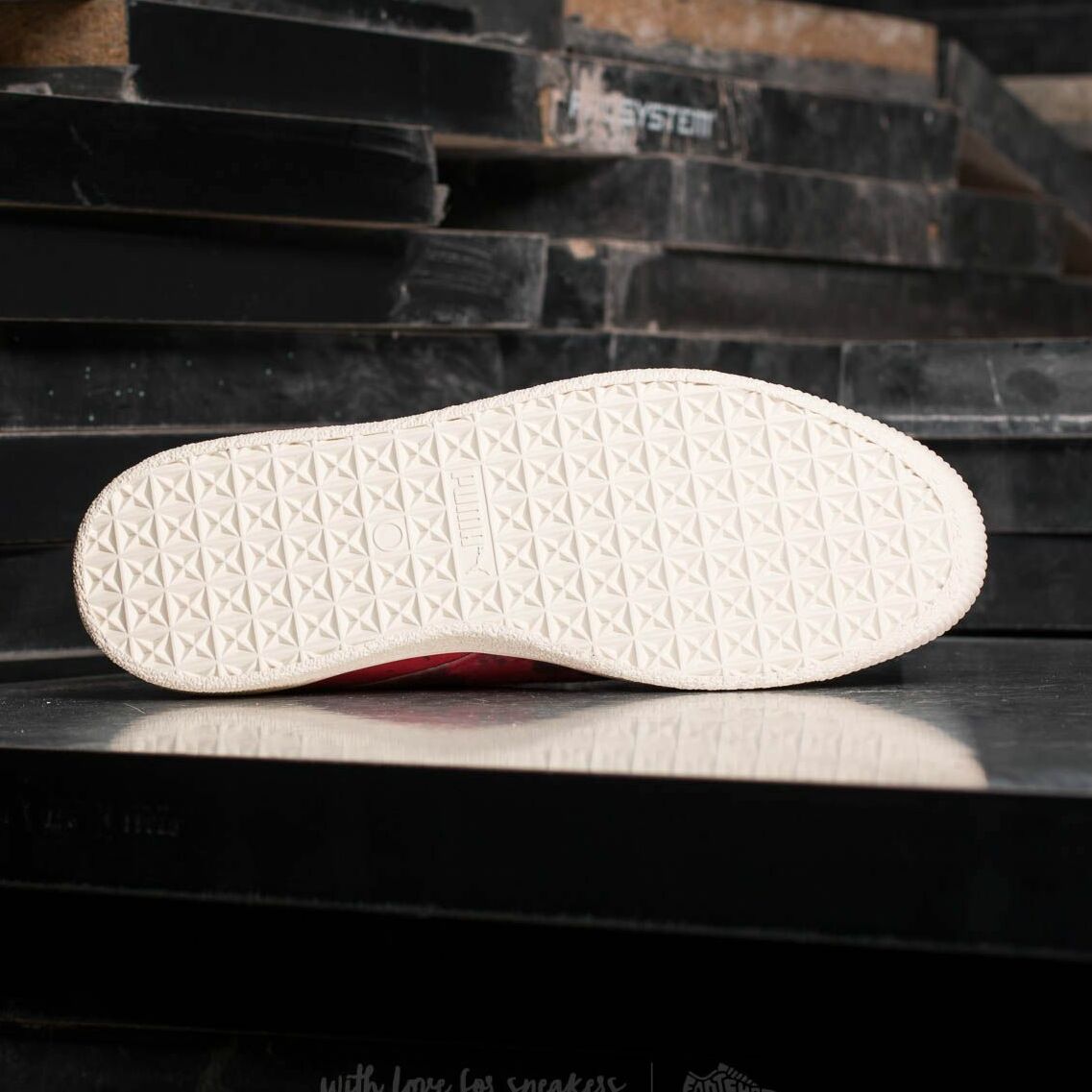 Кецове и обувки Puma Clyde x Packer High Risk Red-Whisper White Червено | 36350702, 1