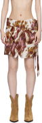 Isabel Marant Etoile Bernice Tie Dye Wrap Miniskirt