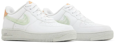 Кецове и обувки Nike Air Force 1 Low Crater "Brushstroke" GS Бяло | DX3067-100, 4