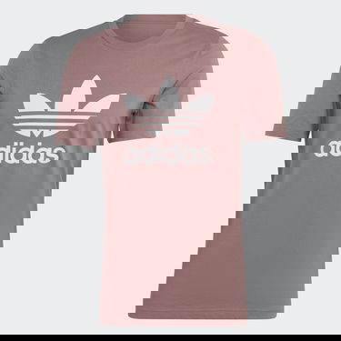 Тениска adidas Performance Adicolor Classics Trefoil Бургунди | HN5446, 4