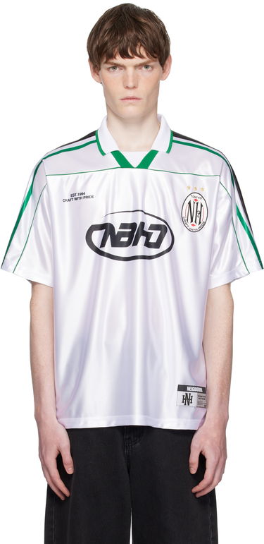 Поло тениска Neighborhood Neighborhood Game Short Sleeve Polo Бяло | 251FPNH-CSM16, 0