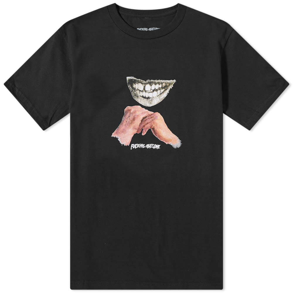 Тениска Fucking Awesome Hands Teeth Tee Черно | FA1545-BLK, 0