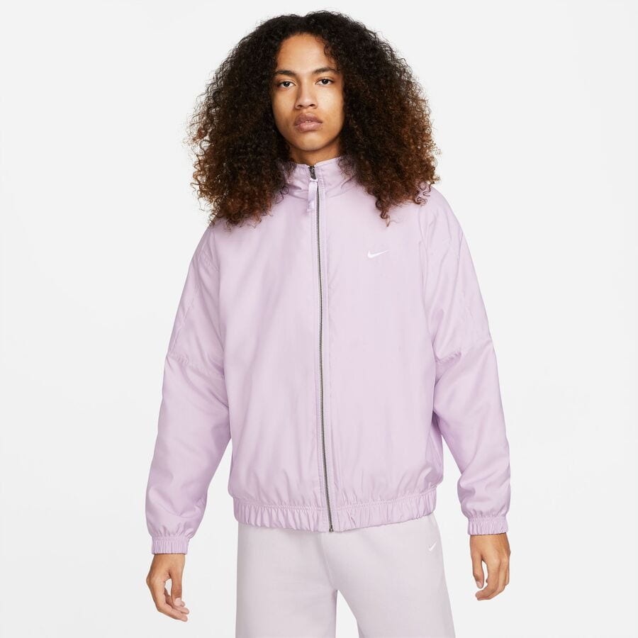 Яке бомбър Nike Solo Swoosh Satin Bomber Jacket Лилаво | DN1266-530, 1