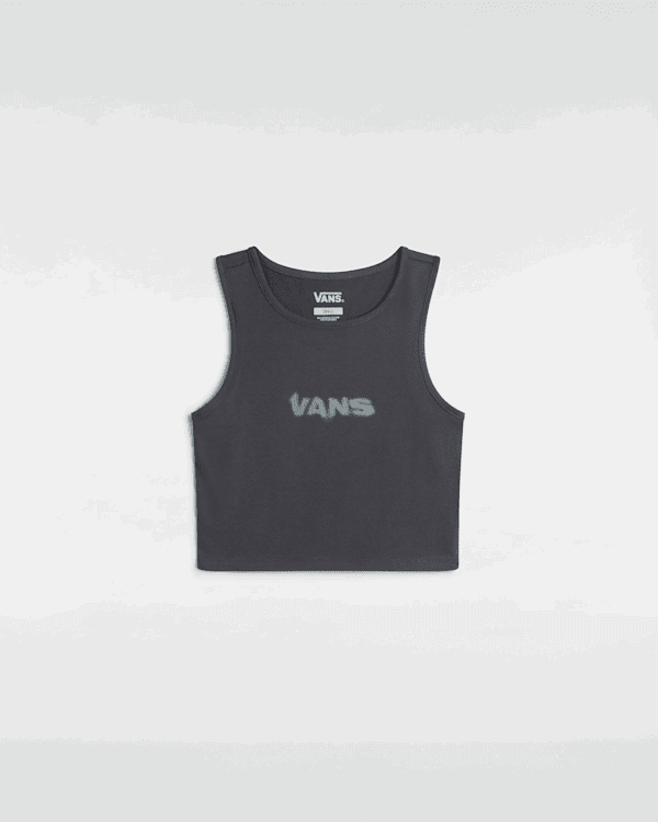 Потник Vans Blur Fitted Crop Tank Top Черно | VN000MBX1O7, 0