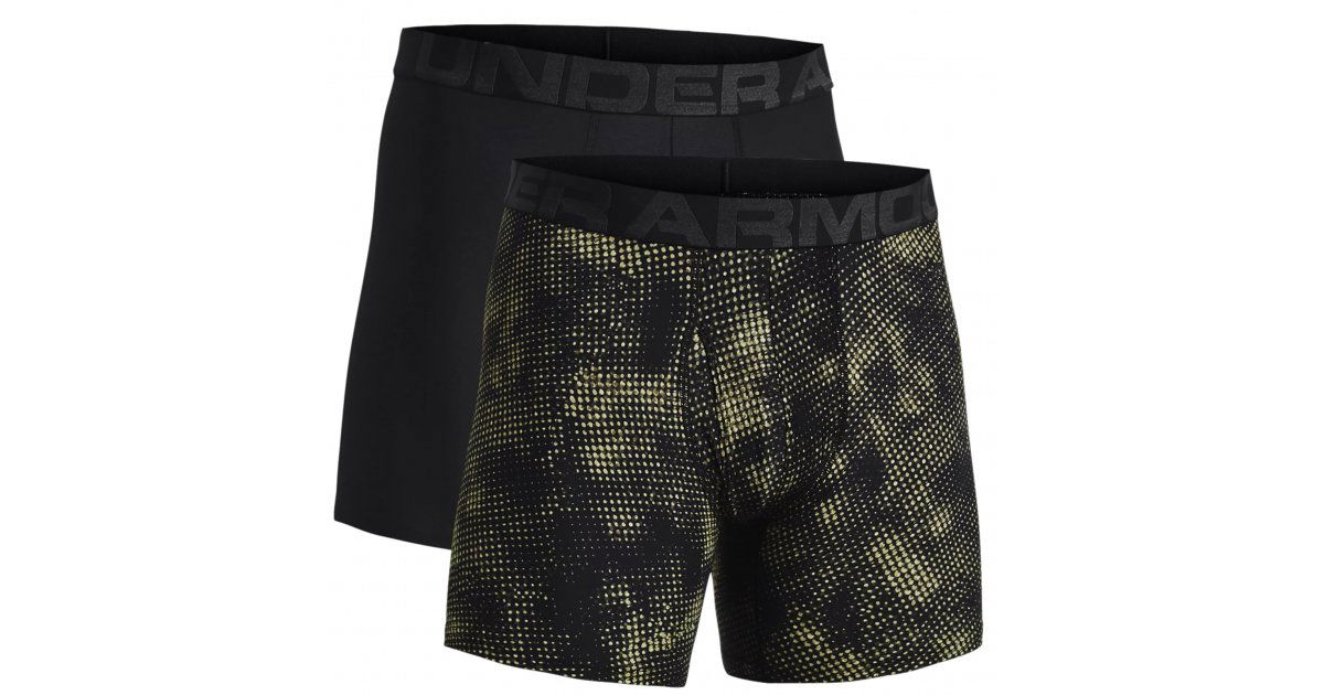 Боксерки Under Armour Under Armour Tech 6in Boxerjock 2-Pack Boxer Briefs Черно | 1363621-391, 1