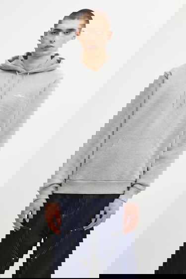 Суитчър Carhartt WIP WIP Cotton Hooded Script Embroidery Sweatshirt Сиво | I035392.00DXX, 0