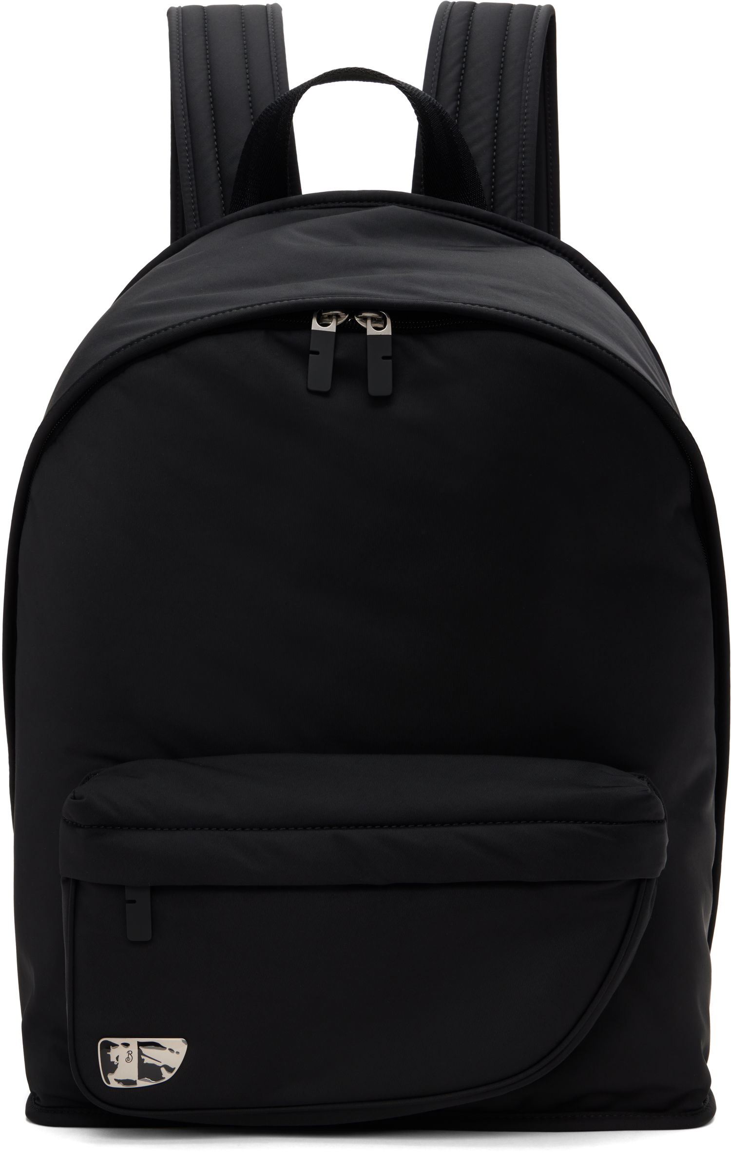 Раница Burberry Backpack With Logo Patch Черно | 8098353, 0