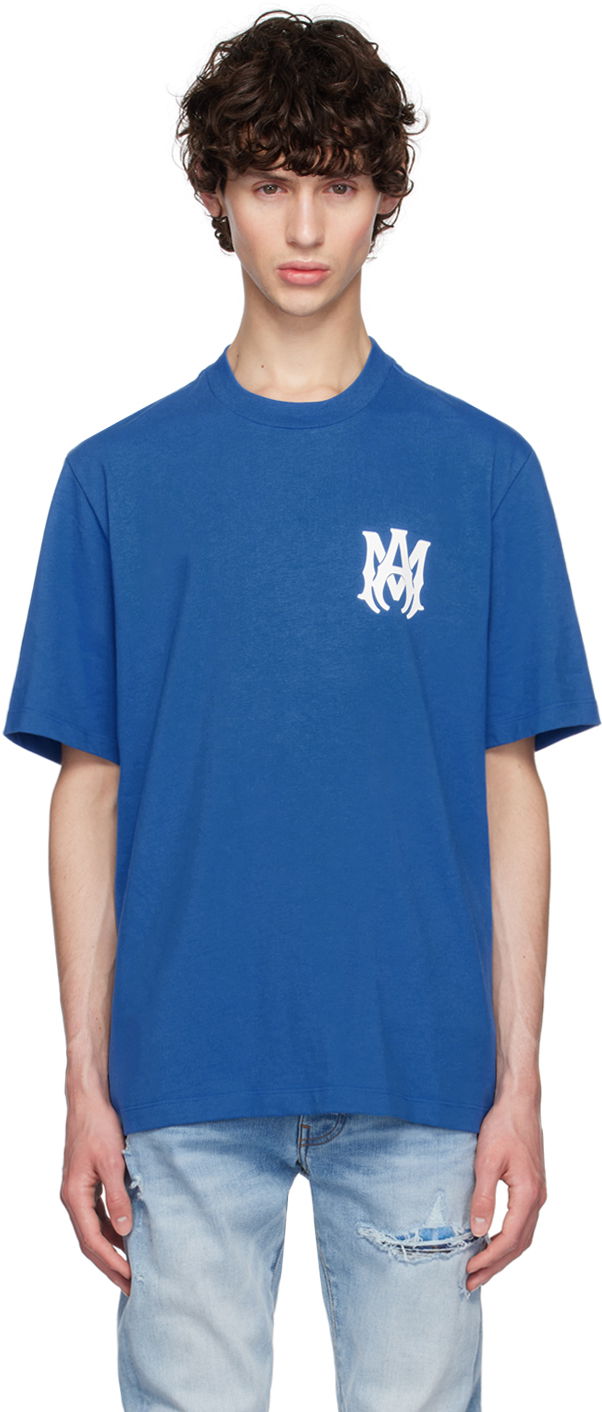 Тениска AMIRI Blue MA Core Logo T-Shirt Синьо | AMJYTE1074, 0