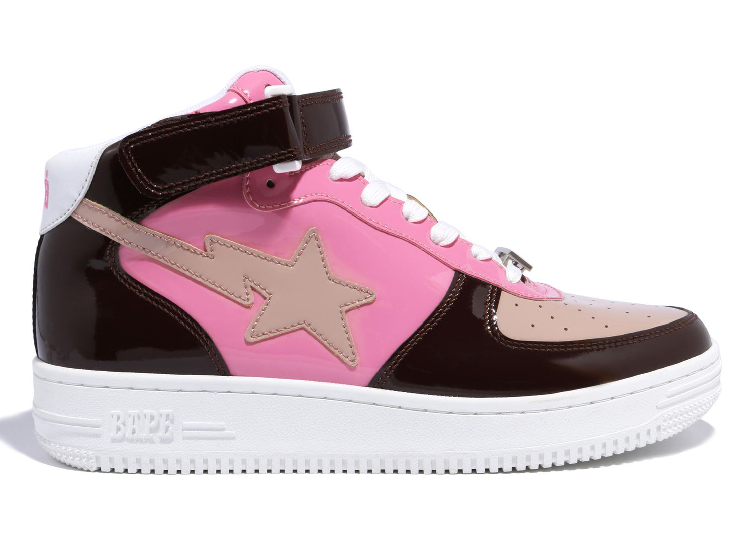 Кецове и обувки BAPE Bape Sta Mid 2020 "Brown Pink Tan" Розово | 1G30191004, 0