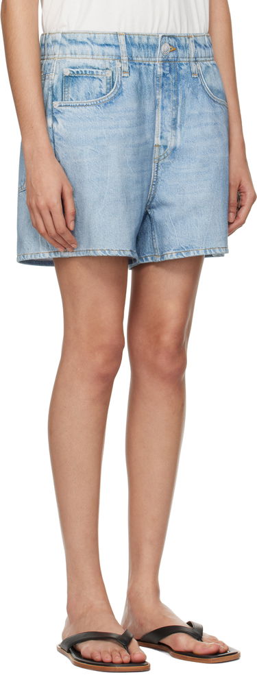Къси панталони rag & bone Rag & Bone Women's Miramar Terry Walking Shorts Синьо | WCW24P40018201, 1