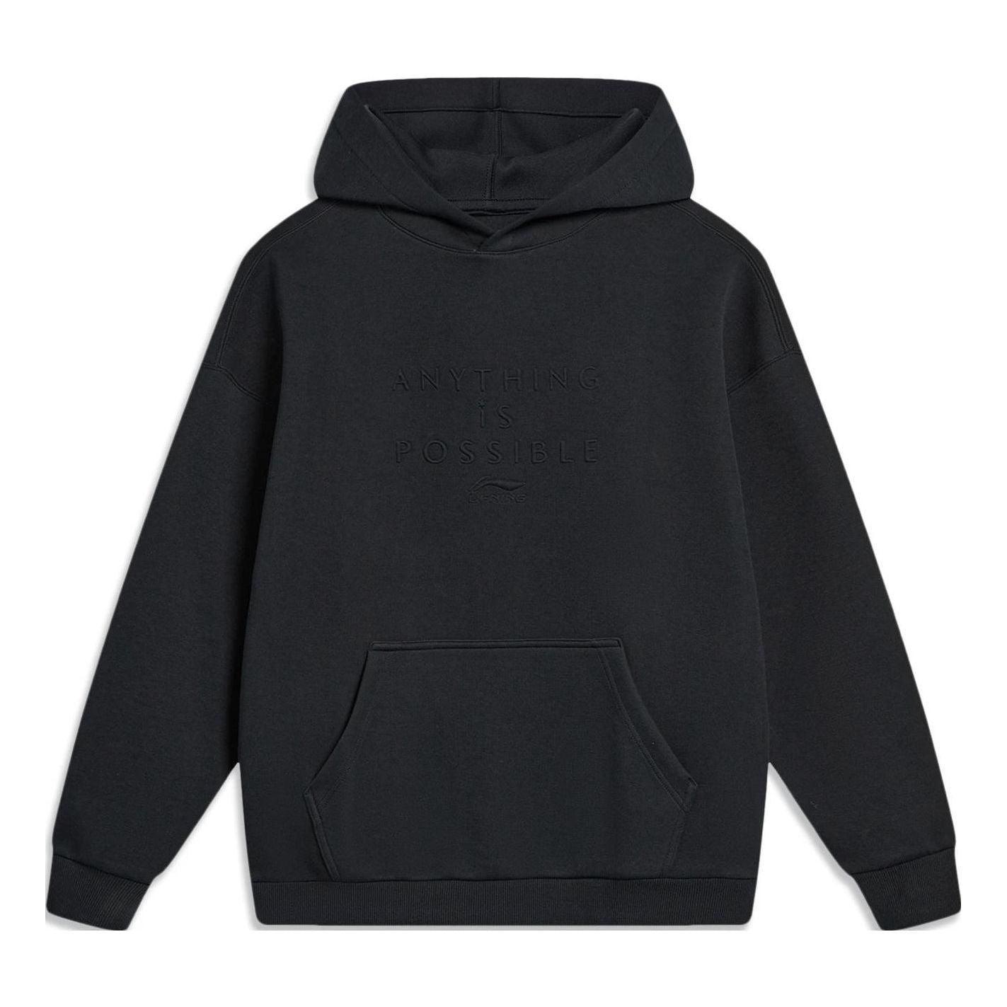 Суитчър Li-Ning Anything Is Possible Graphic Print Hoodie Черно | AWDT757-3, 0
