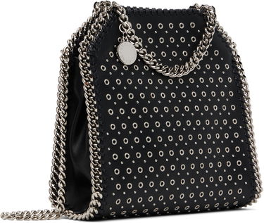 Дамска чанта Stella McCartney Stella McCartney Falabella Eyelet-Stud Mini Bag Черно | 391698WP0582, 1