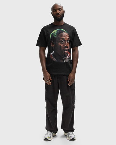 Тениска Mitchell & Ness NBA Dennis Rodman Chicago Bulls Big Face Graphic T-Shirt Черно | SS13861-CBUBLCK, 2
