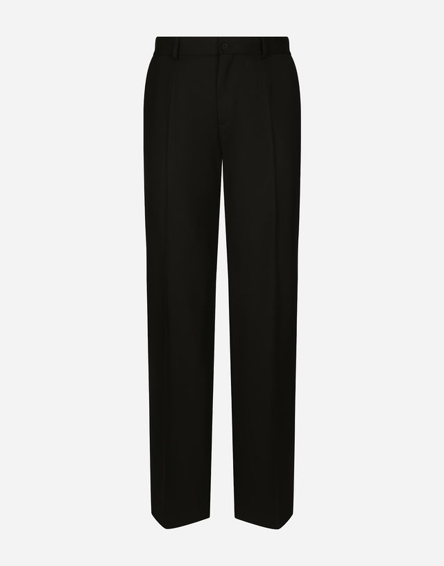 Dolce & Gabbana Two-way Stretch Twill Straight-Leg Pants