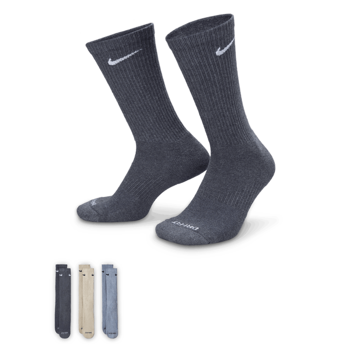 Чорапи Nike Everyday Plus Cushioned Training Socks (3 Pairs) Многоцветен | SX6888-901, 0