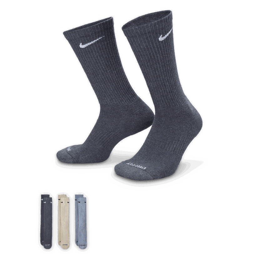 Чорапи Nike Everyday Plus Cushioned Training Socks (3 Pairs) Многоцветен | SX6888-901