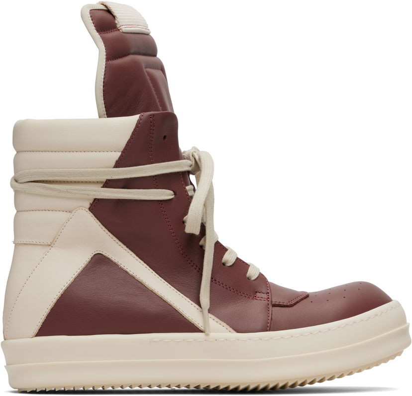 Кецове и обувки Rick Owens Rick Owens Concordians Geobasket Бежово | RU02E1894 LCO