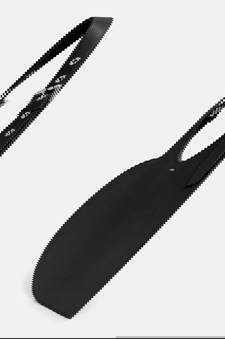 Голяма пазарска чанта Coperni Coperni Belt Heart Tote Bag Черно | COPBA112F6062, 1
