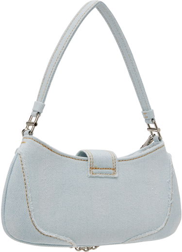 Дамска чанта OSOI Small Denim Shoulder Bag With Chain Синьо | 24SB050-01-03, 2