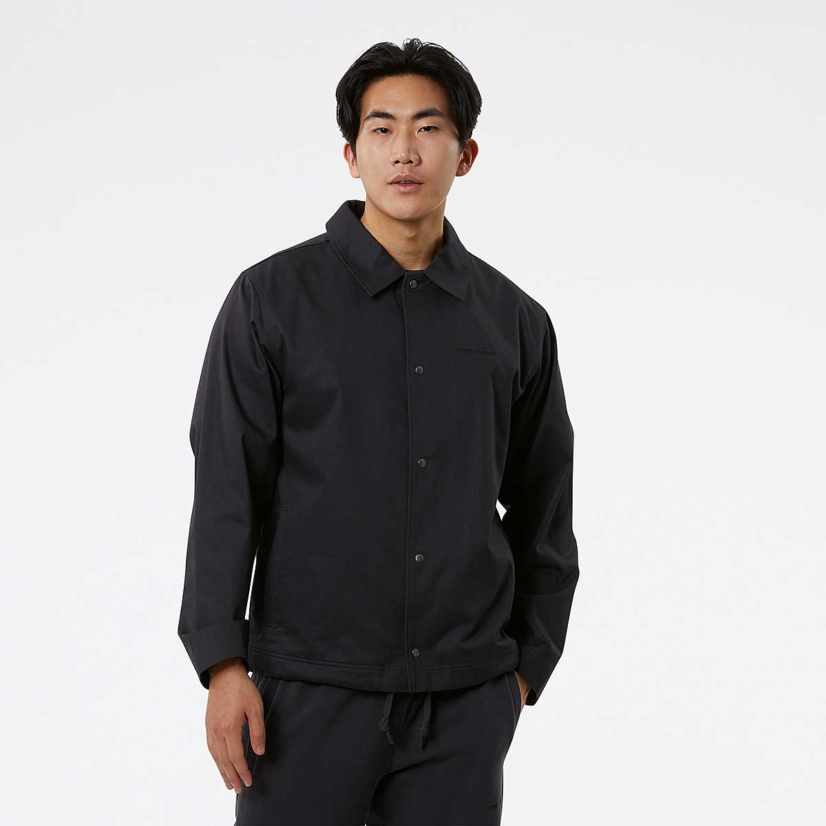 Яке New Balance Athletics Nature State Coaches Jacket Черно | MJ23552-blu, 1