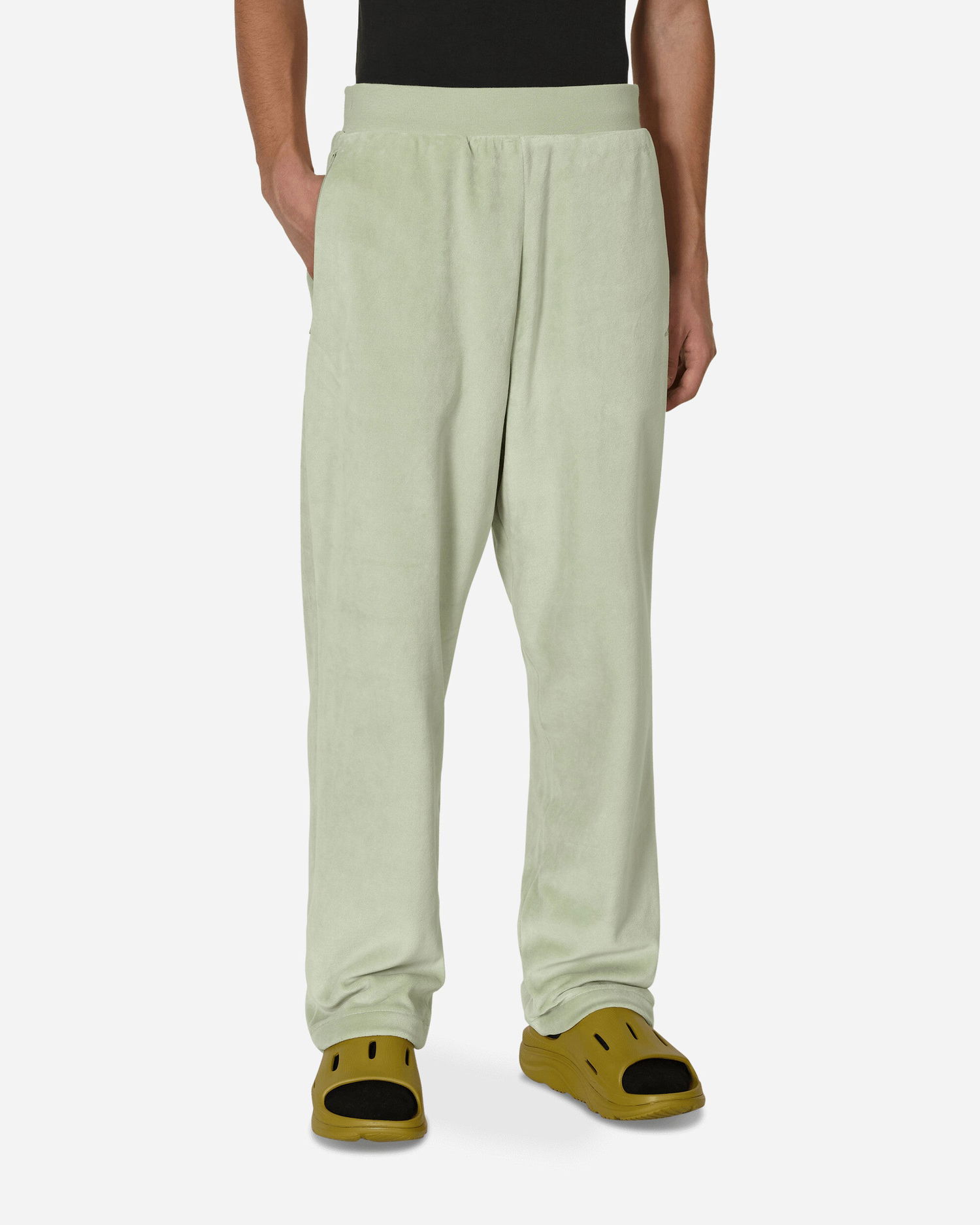 Спортни панталони adidas Originals Basketball Velour Pants Зелено | IA3452 001, 0