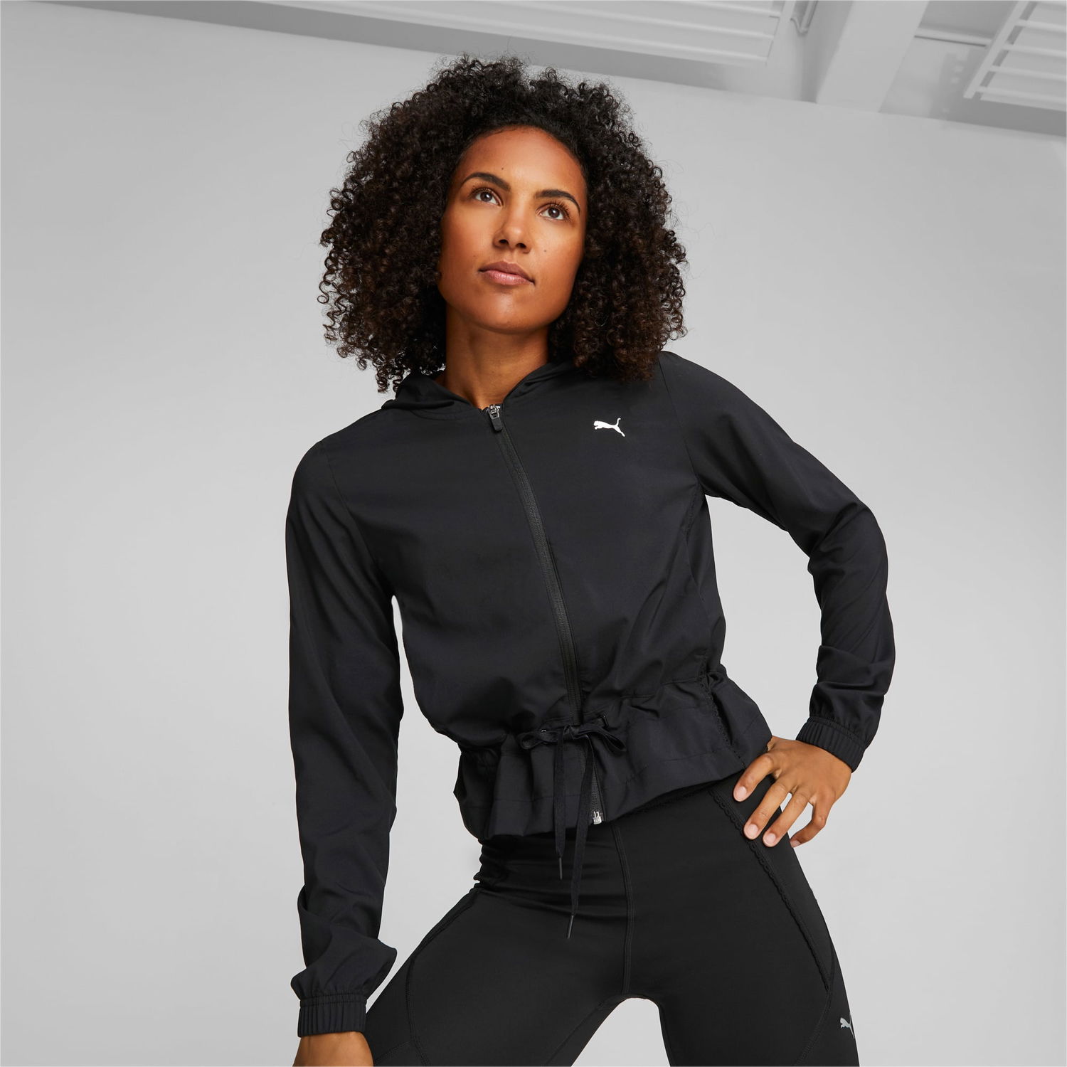 Яке Puma x PAMELA REIF Training Hoodie Jacket Черно | 523068_01, 0