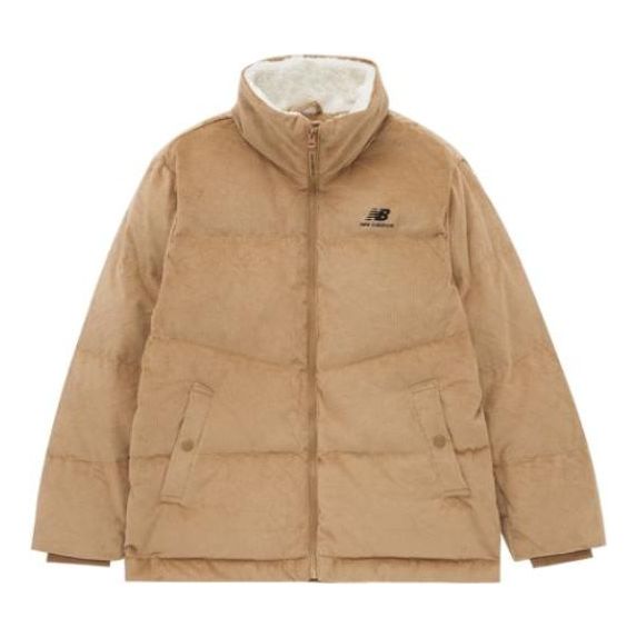Пухо яке New Balance Goose Warm Down Jacket Кафяво | 5PC44393-BEI, 0