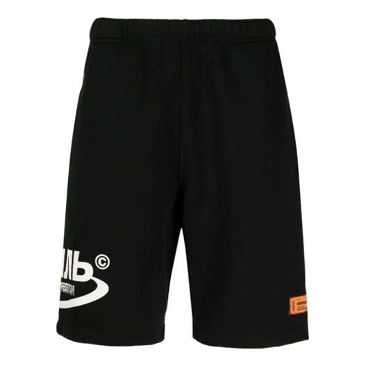 Къси панталони HERON PRESTON Heron Preston SS21 Logo Shorts Черно | HMCI007R21JER0011001