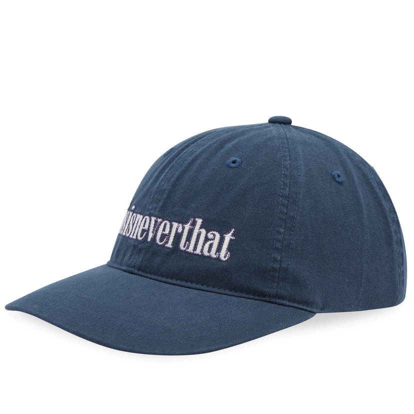 Шапка с козирка thisisneverthat Double Stitch Onyx Hat Тъмно синьо | TN241WHWBC07-NVY