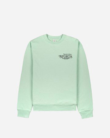 Пуловер Sporty & Rich Bardot Sports Crewneck Зелено | CR842TH, 0