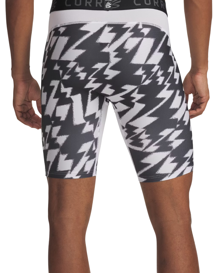 Къси панталони Under Armour Curry Lightning Bolt Printed Compression Shorts Сиво | 1379829-103, 1