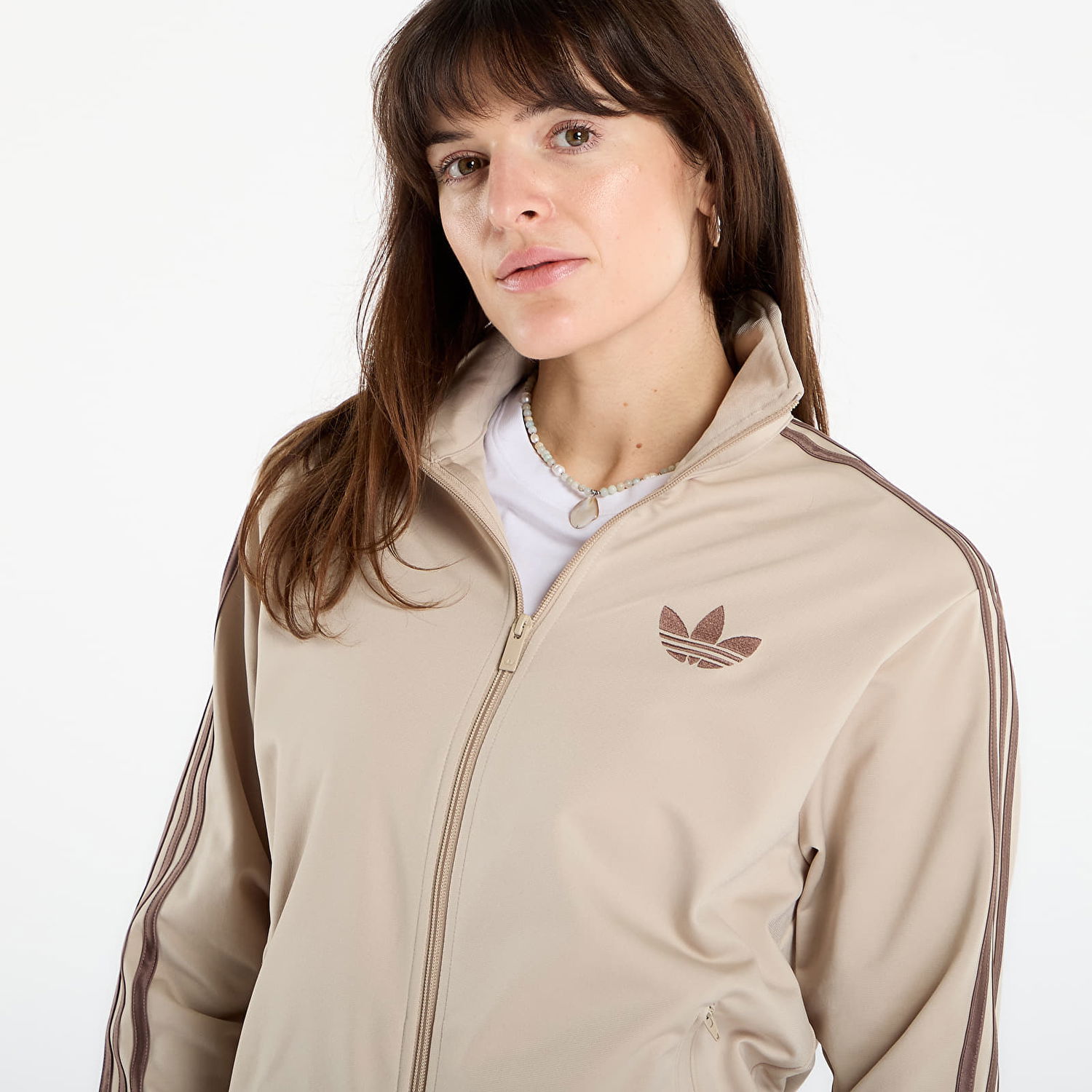 Комплект adidas Originals Firebird Loose Track Top Бежово | KD1327, 1